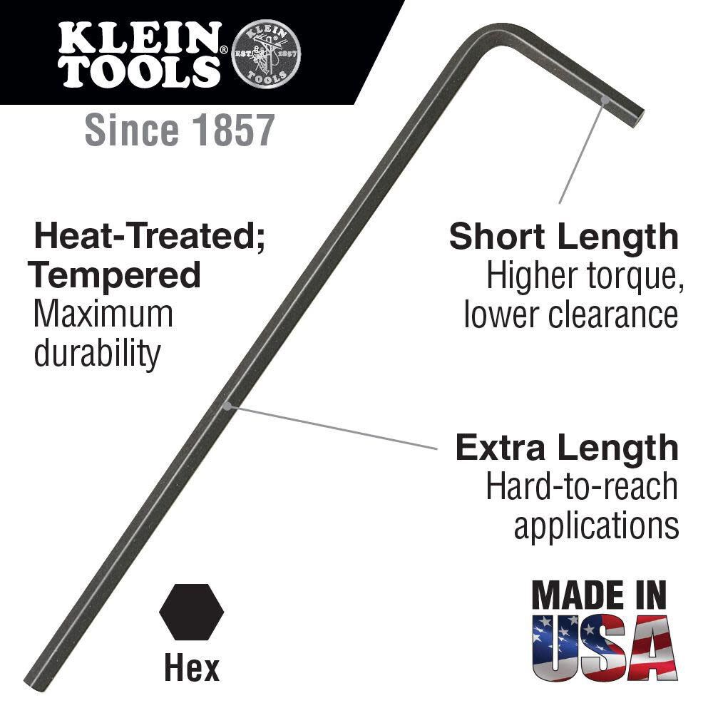 Klein Tools Long Arm Hex Key 9/64