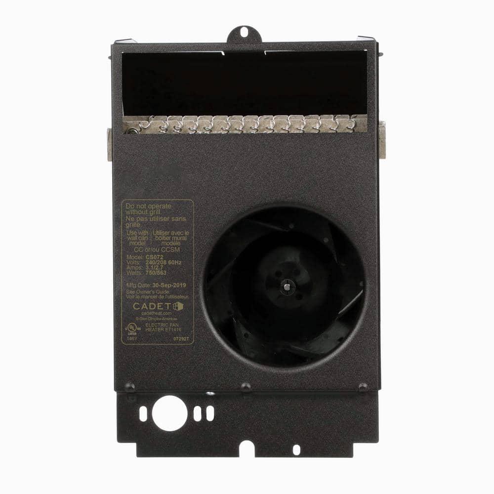 Cadet 240volt 750watt ComPak Inwall Fanforced Replacement Electric Heater Assembly