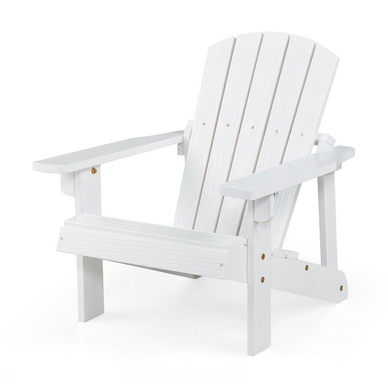 Kid's Adirondack Chair with High Backrest and Arm Rest