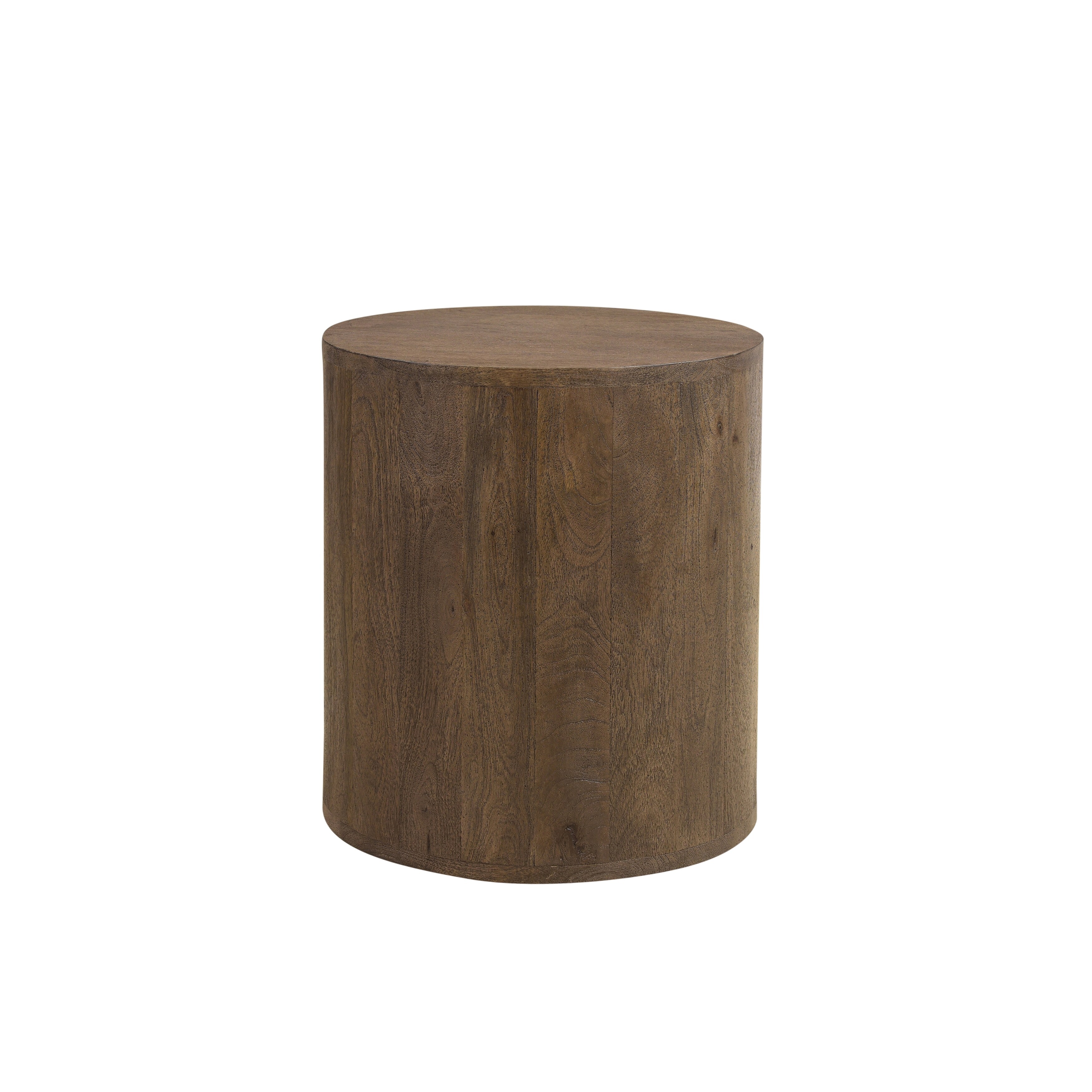 Caden Wood Drum Coffee Table