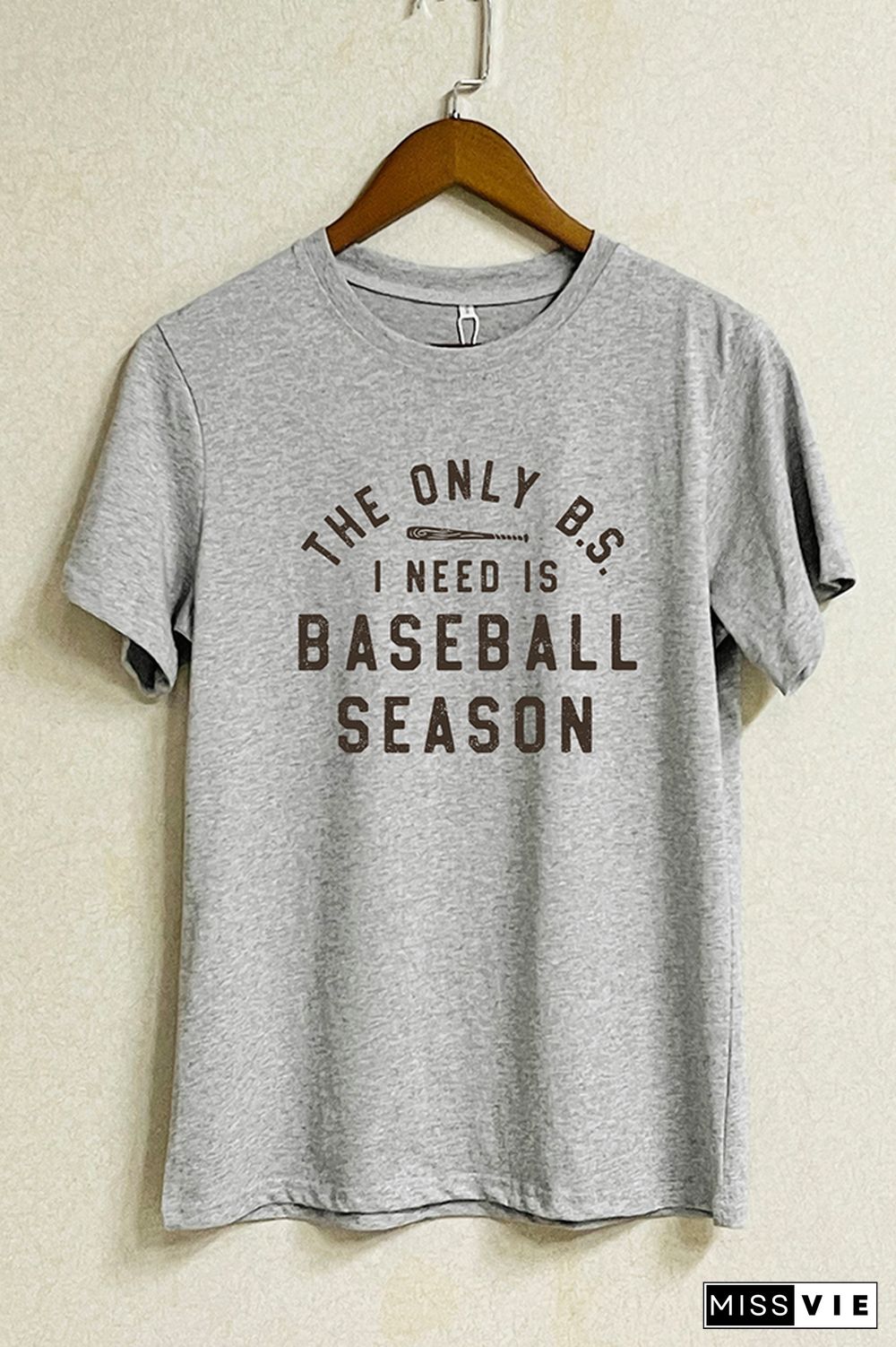 Baseball Season Print Graphic Tee