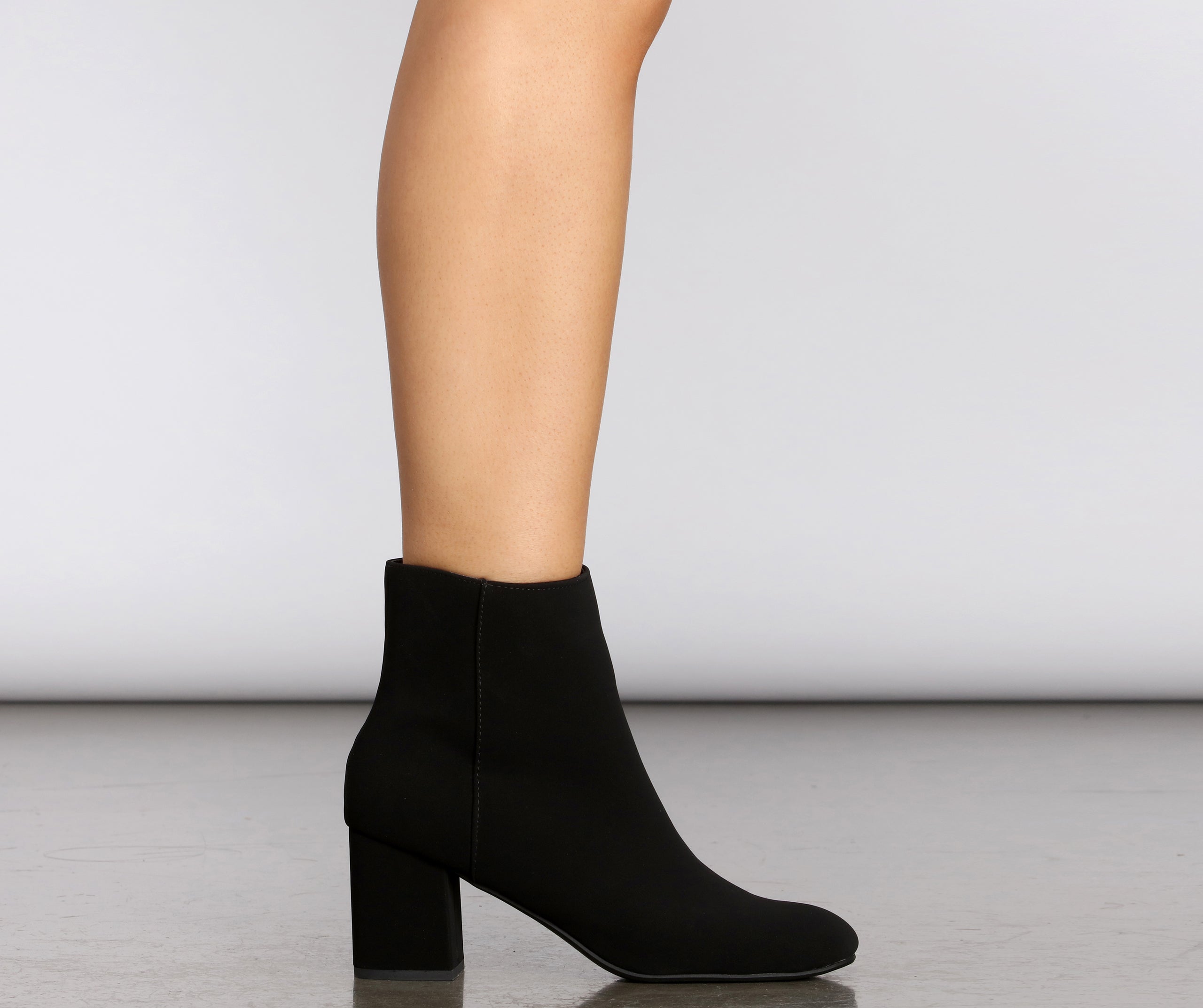 Don't Tempt Me Faux Suede Booties