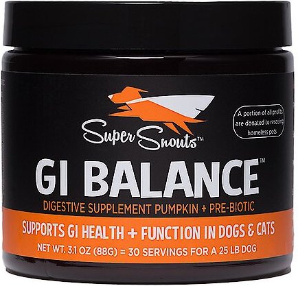 Super Snouts G.I. Balance Digestive Support Dog and Cat Supplement