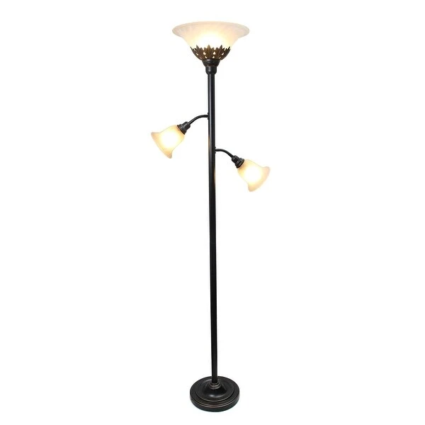 Copper Grove Armlin Bronze Iron 3-light Floor Lamp