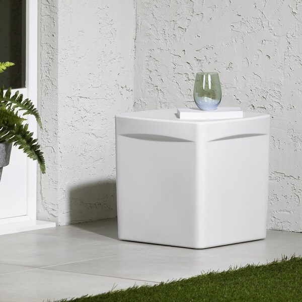 South Shore Dalya Square Outdoor Side Table