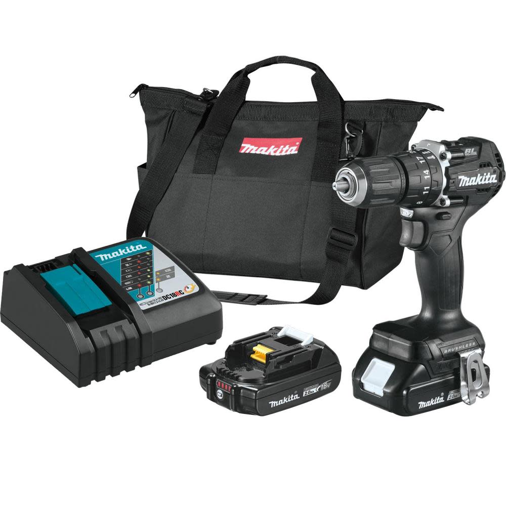 Makita 18V LXT Hammer Driver Drill Kit Sub Compact 1/2