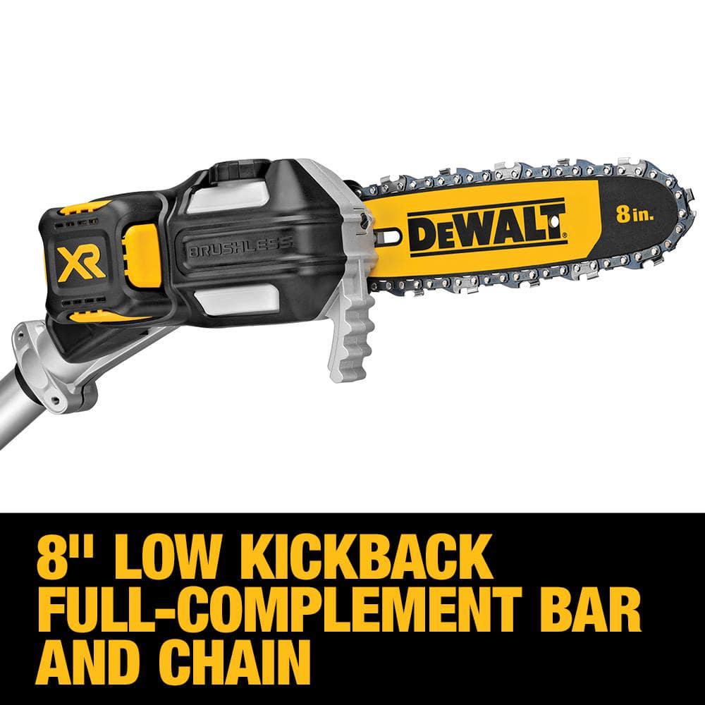 DEWALT 20V MAX 8in Cordless Battery Powered Pole Saw Kit with