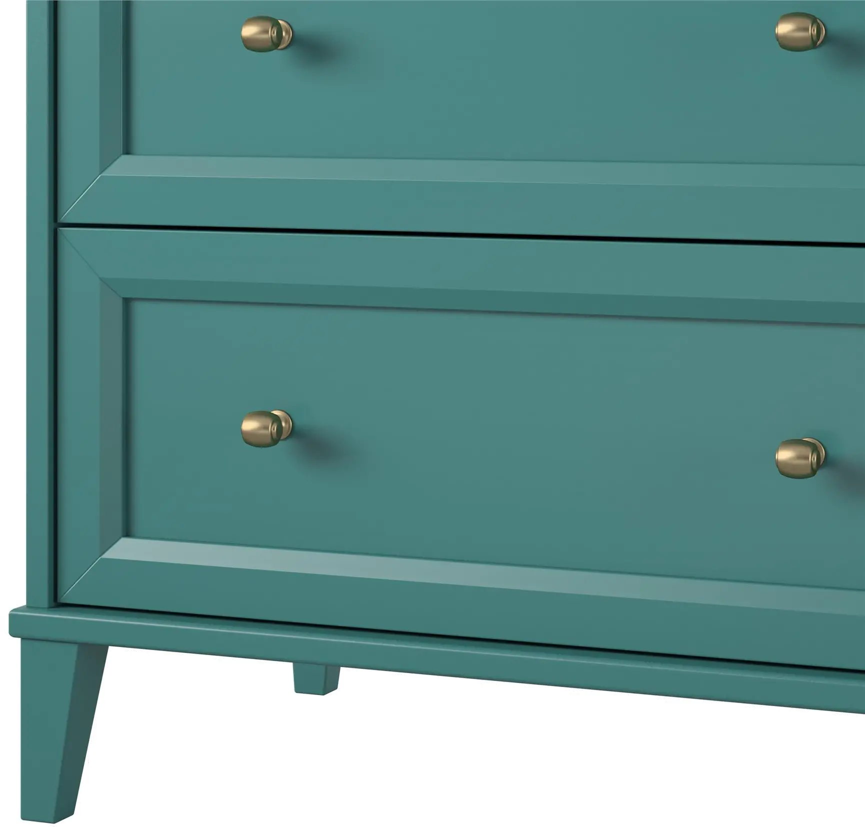 Monticello Emerald Green 6-Drawer Dresser