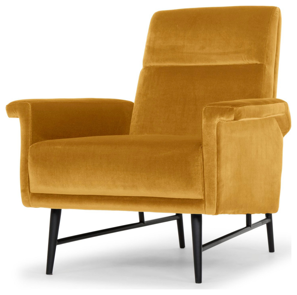 Nuevo Furniture Mathise Occasional Chair   Midcentury   Armchairs And Accent Chairs   by Unlimited Furniture Group  Houzz