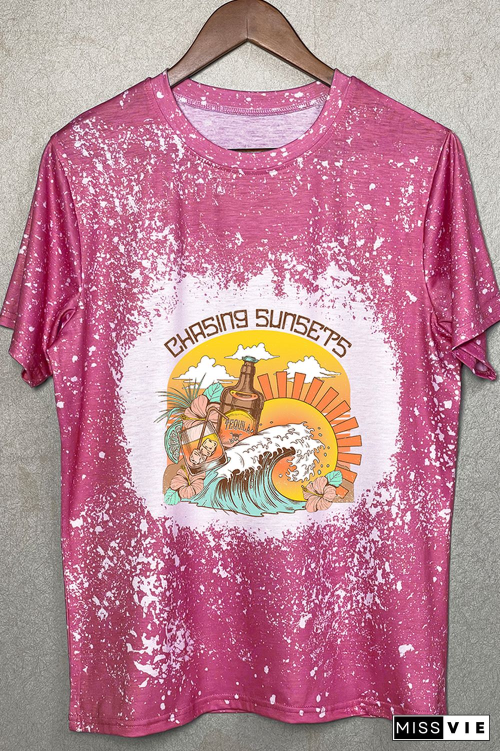 Chasing Sunsets Vintage Graphic Tee Wholesale