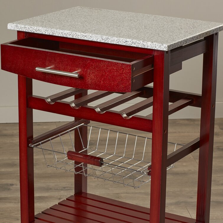 Macy Granite Kitchen Cart