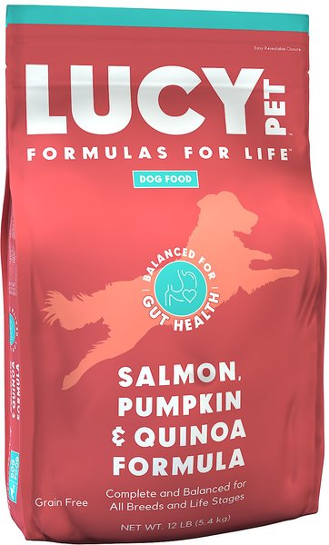 Lucy Pet Products Formulas for Life Grain-Free Salmon， Pumpkin and Quinoa Formula Dry Dog Food