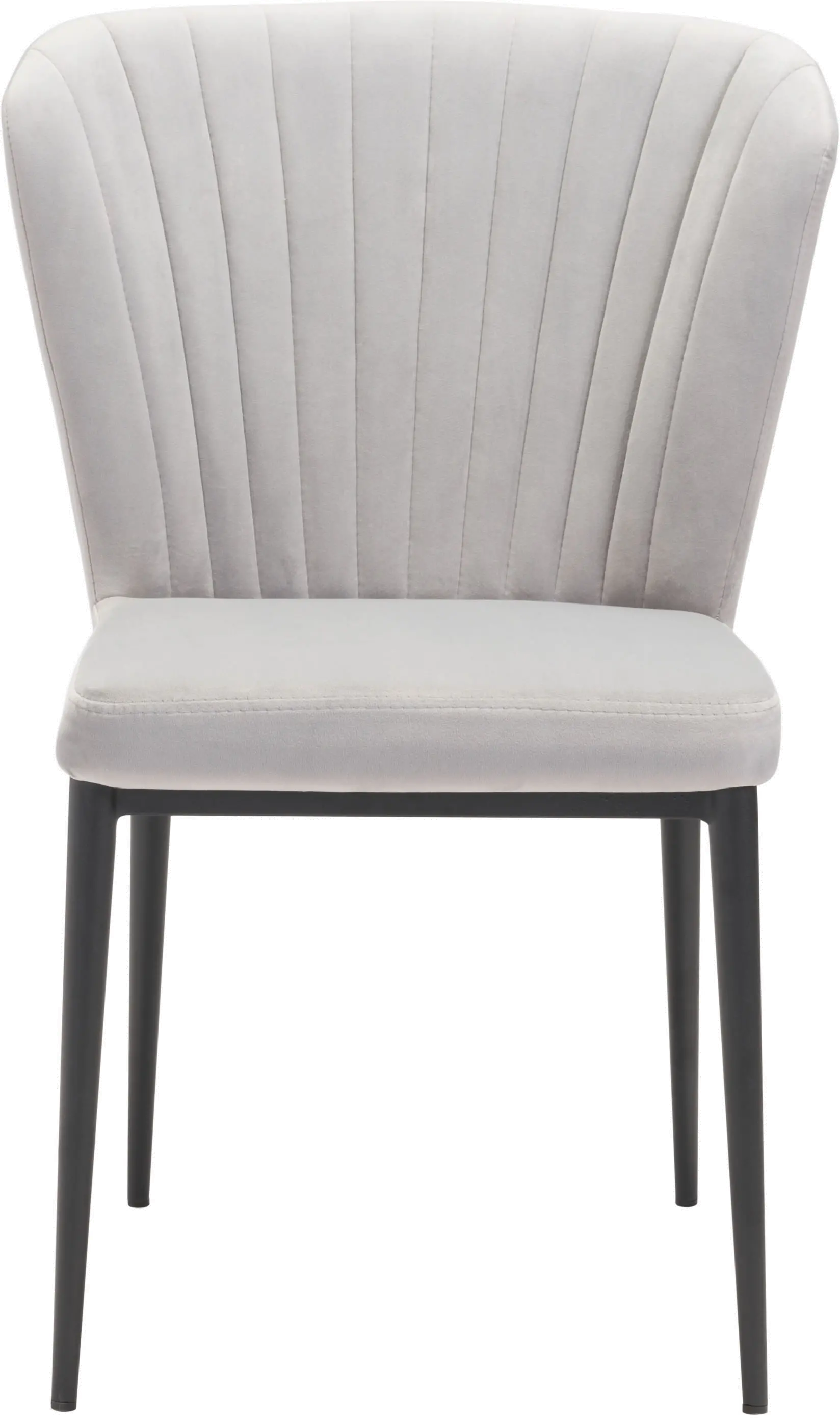 Gray Upholstered Dining Room Chair (Set of 2) - Tolivere