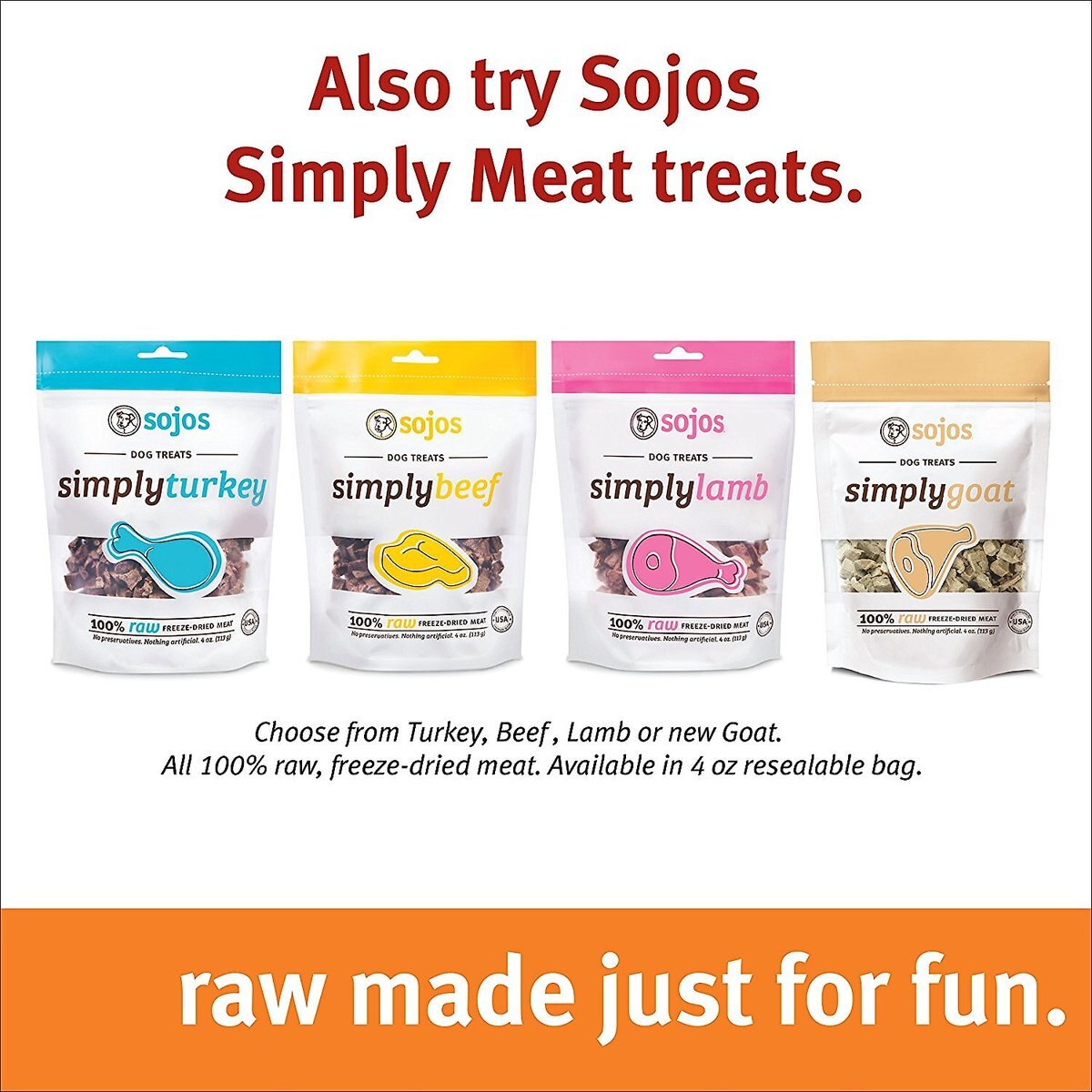 Sojos Simply Turkey Freeze-Dried Dog Treats