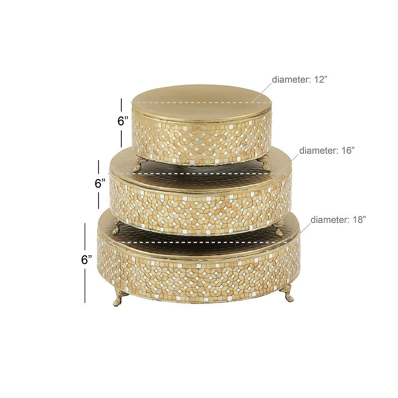 Stella and Eve Iron 3-pc. Cake Stand