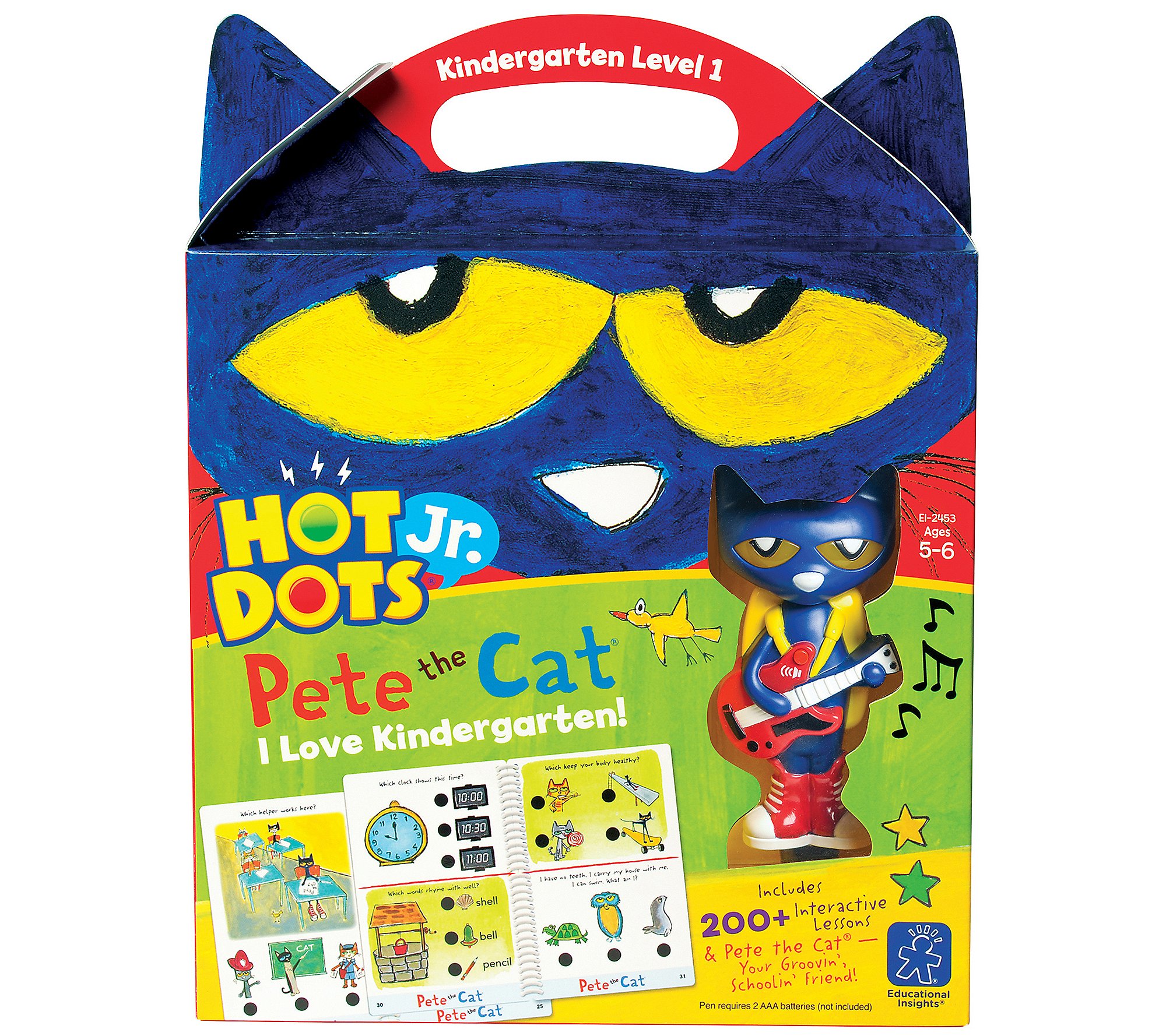 Hot Dots Jr Kindergarten Set w Cat Pen by Educa tional Insight