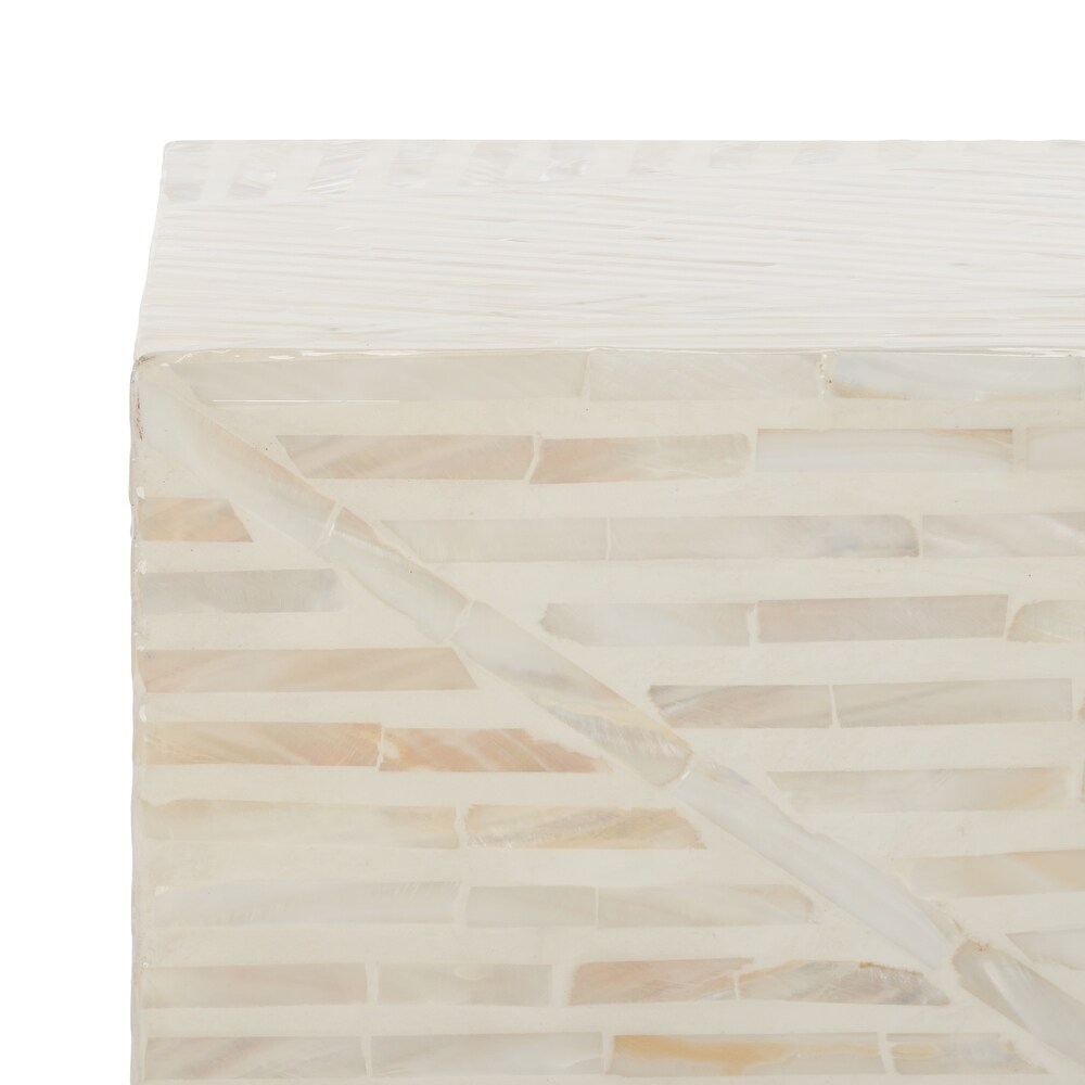 SAFAVIEH Home Collection Kiely Square Stool   17\