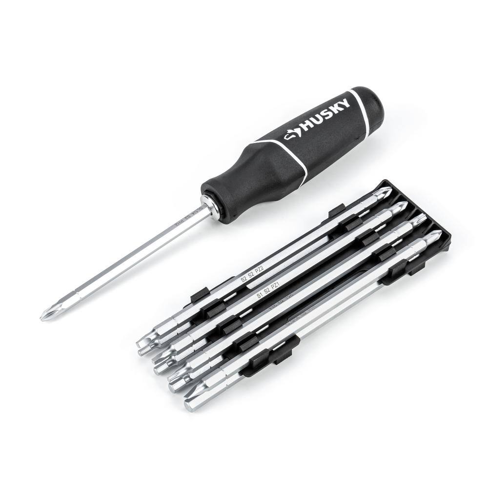 Husky Interchangeable Blade Screwdriver Set (10-Piece) H10PCSDSET