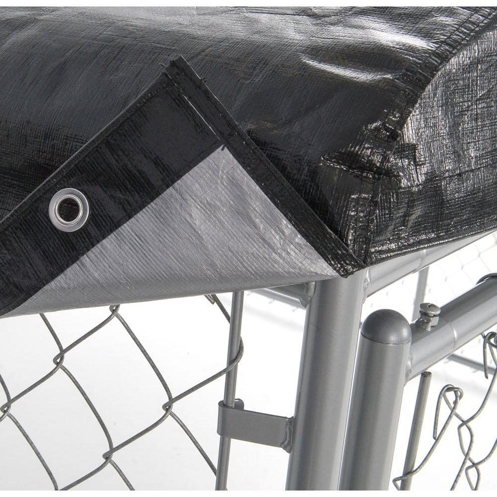 Weatherguard Extra Large 10ft. X 10ft. - All Season Waterproof COVER for Lucky Dog Outdoor Kennels and Pens - Kennel NOT INCLUDED CL 00303