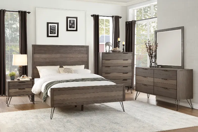 Urbanite Gray 4 Piece King Bedroom Set