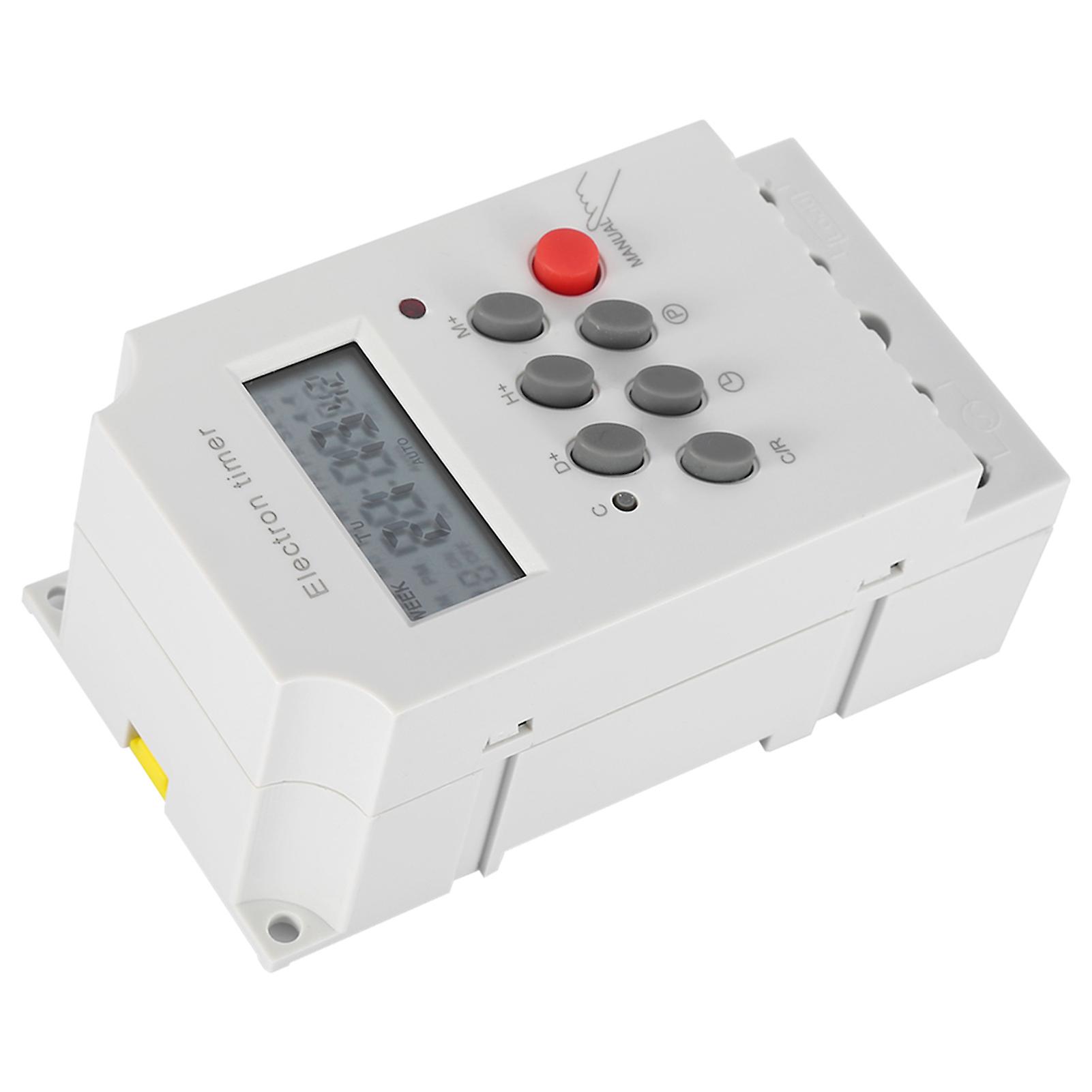 KG316T-II 30A Digital Timer Switch Programmable Electronic Time Control Switch (AC-DC 12V)