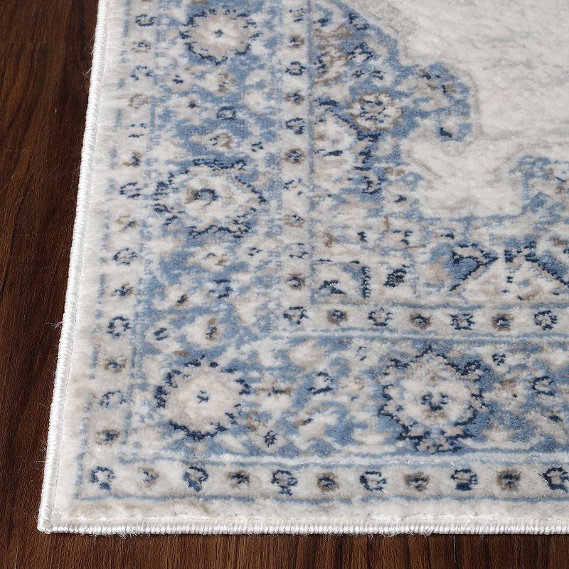 Superior Modern Farmhouse Medallion Indoor Area Rug