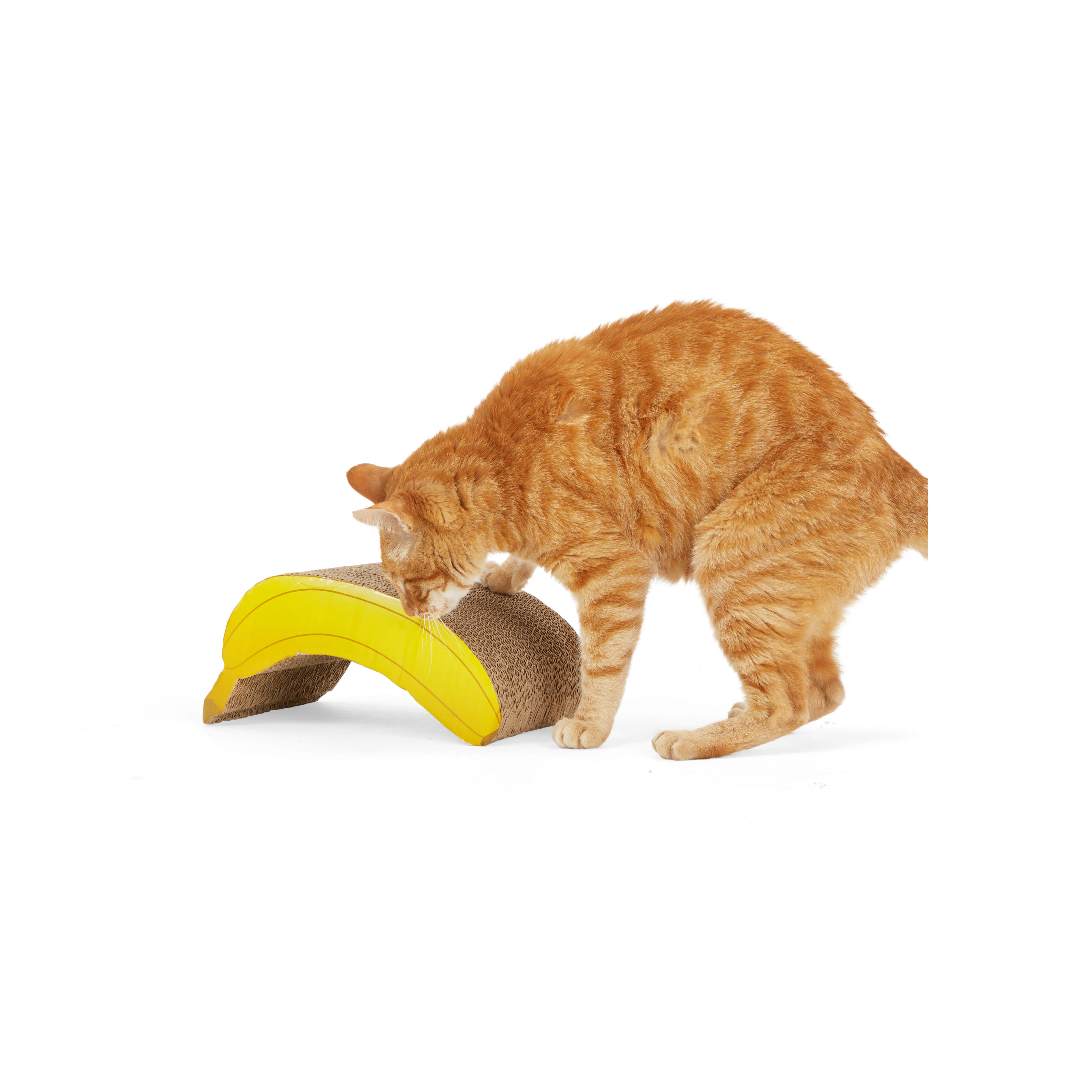 EveryYay Cardboard Banana Cat Scratcher