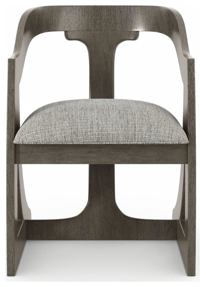 Crescent Barrel Chair   Transitional   Dining Chairs   by iAtelier Services Corp.  Houzz