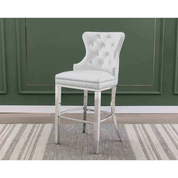 Best Quality Furniture Button-tufted Dining Counter Side Chairs