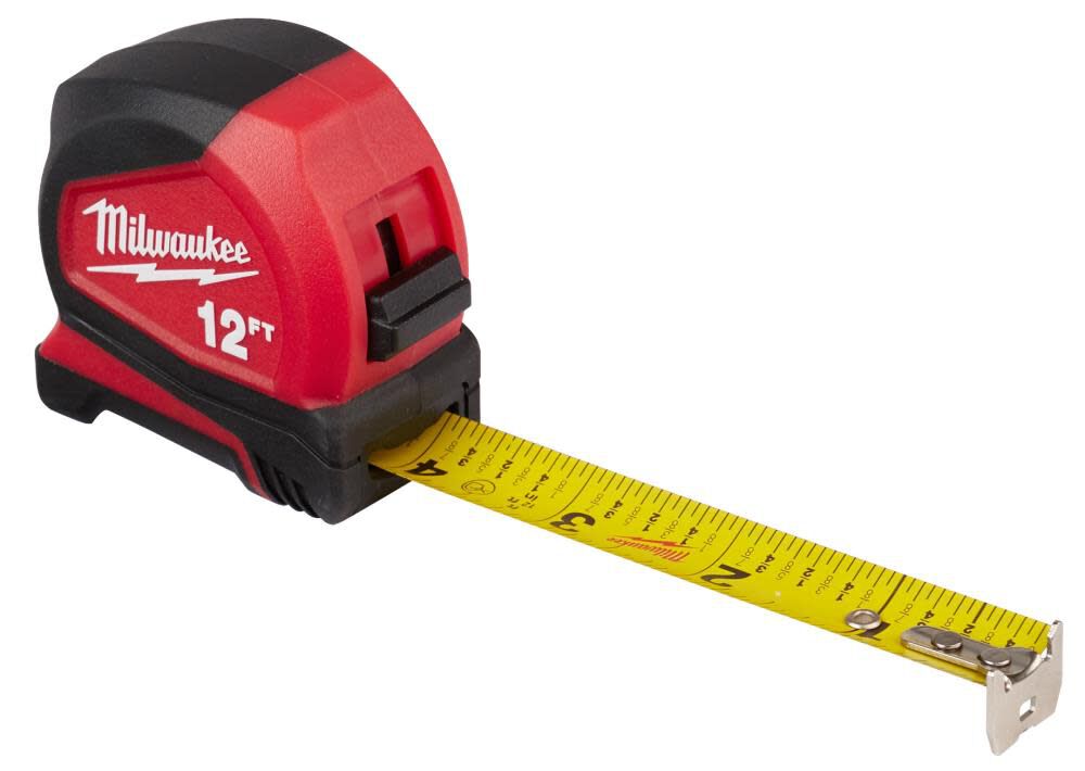 Milwaukee 12 ft. Compact Tape Measure 48-22-6612 from Milwaukee