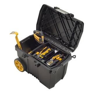 DW 25 in. W 15 Gal. Polypropylene Rolling Tool Box DWST33090