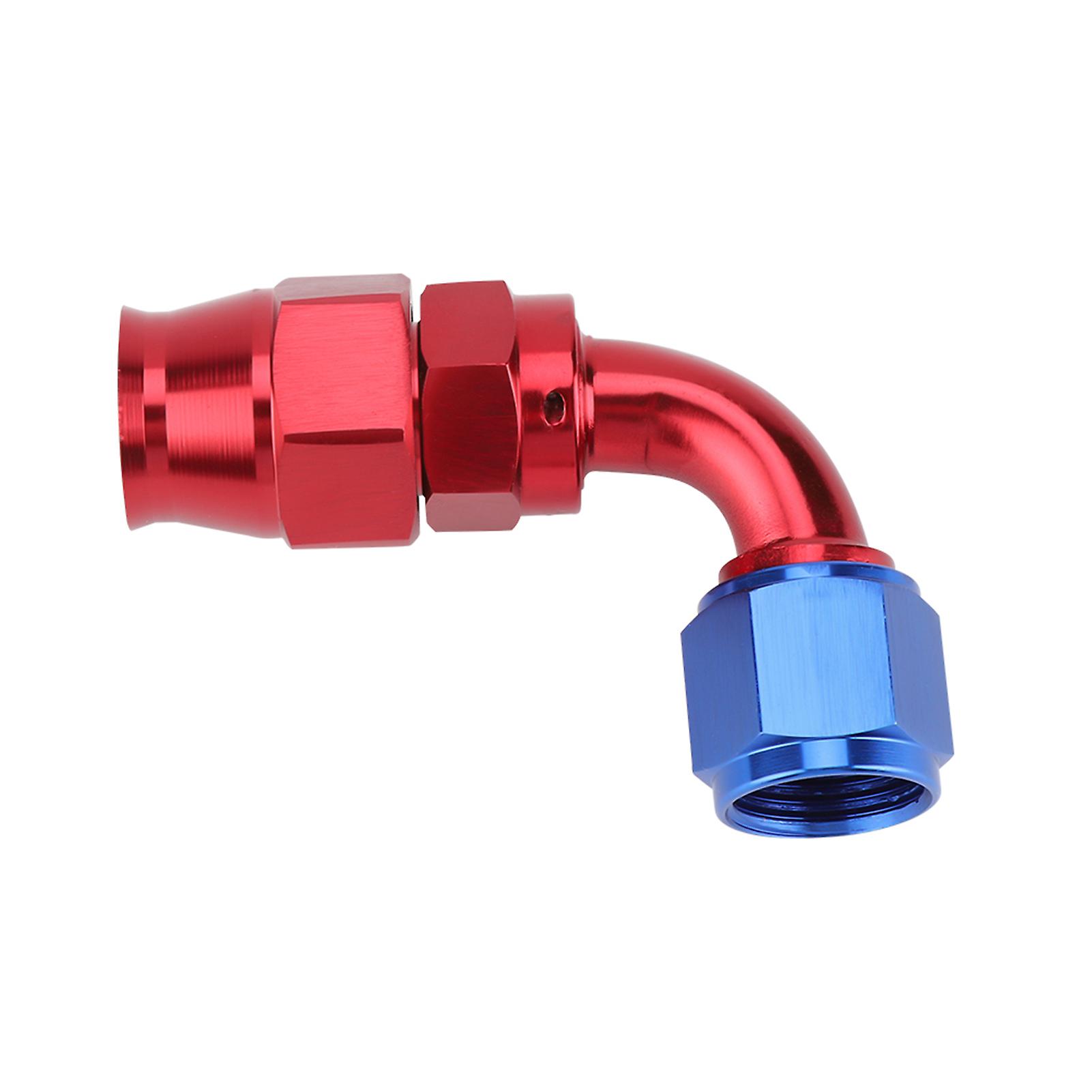 An6 90 Degree Push On Twist Lock Oil Gas Fuel Line Hose End Fitting Hose