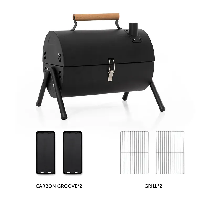 Outdoor Camping Mini Portable grill 5 people Portable Folding Charcoal Barbecue Grill for Outdoor Cooking Camping Hiking Picnics