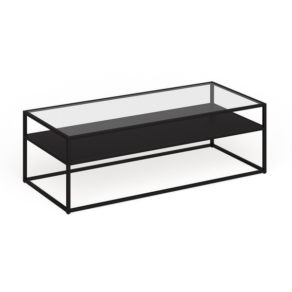 Ada Rectangular Coffee Table Blackened Bronze Finish