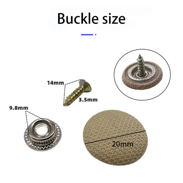 Car Roof Buckle Shed Cloth Repair Nail Roof Interior Fixed Buckle Push