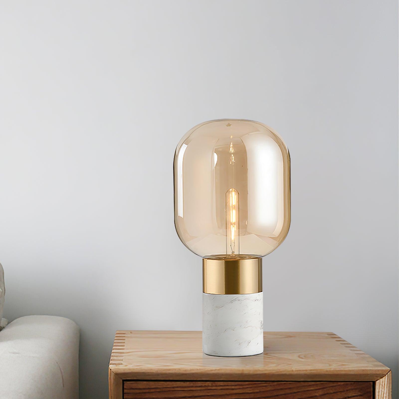 Storm Marble Table Lamp