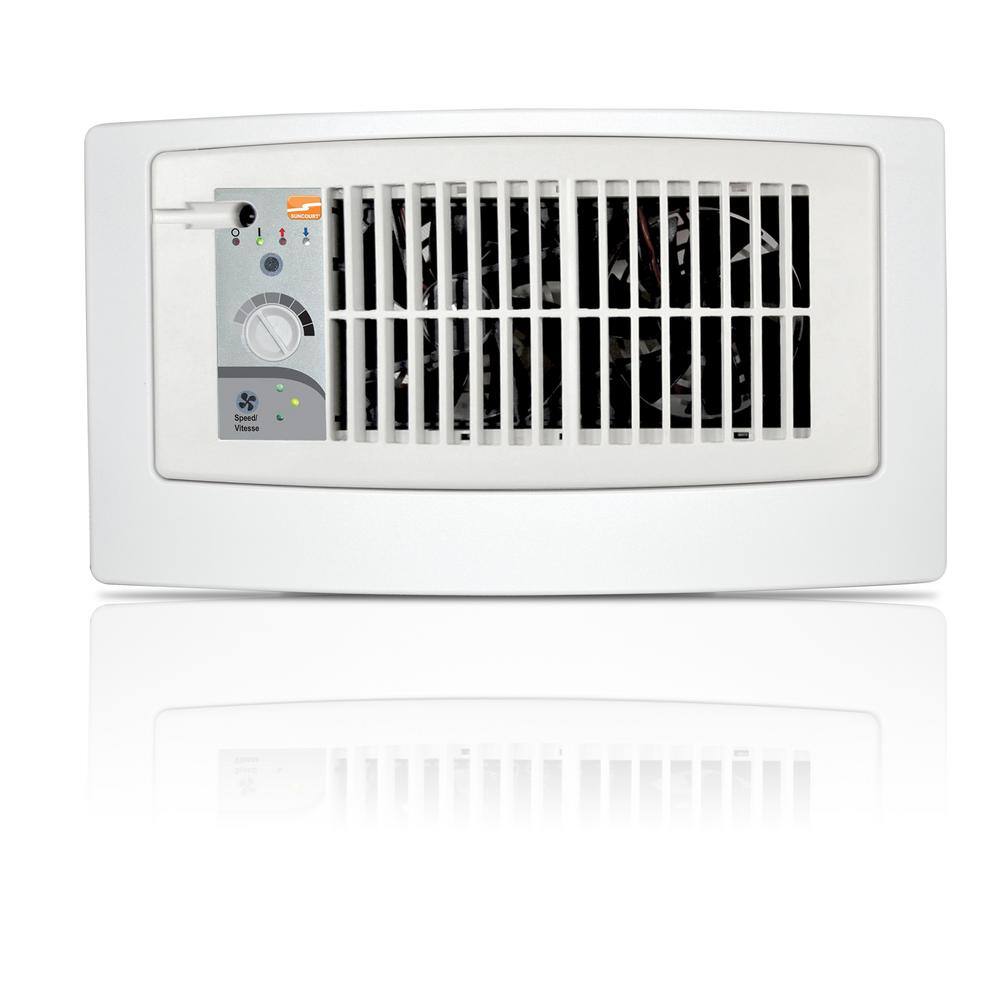 Suncourt Flush Fit Smart Register Booster Fan in White with Adaptor Plate Included HC500-WPL