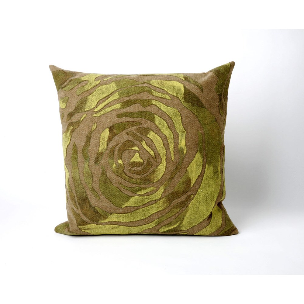 Liora Manne Dyed Roses 20 inch Throw Pillow