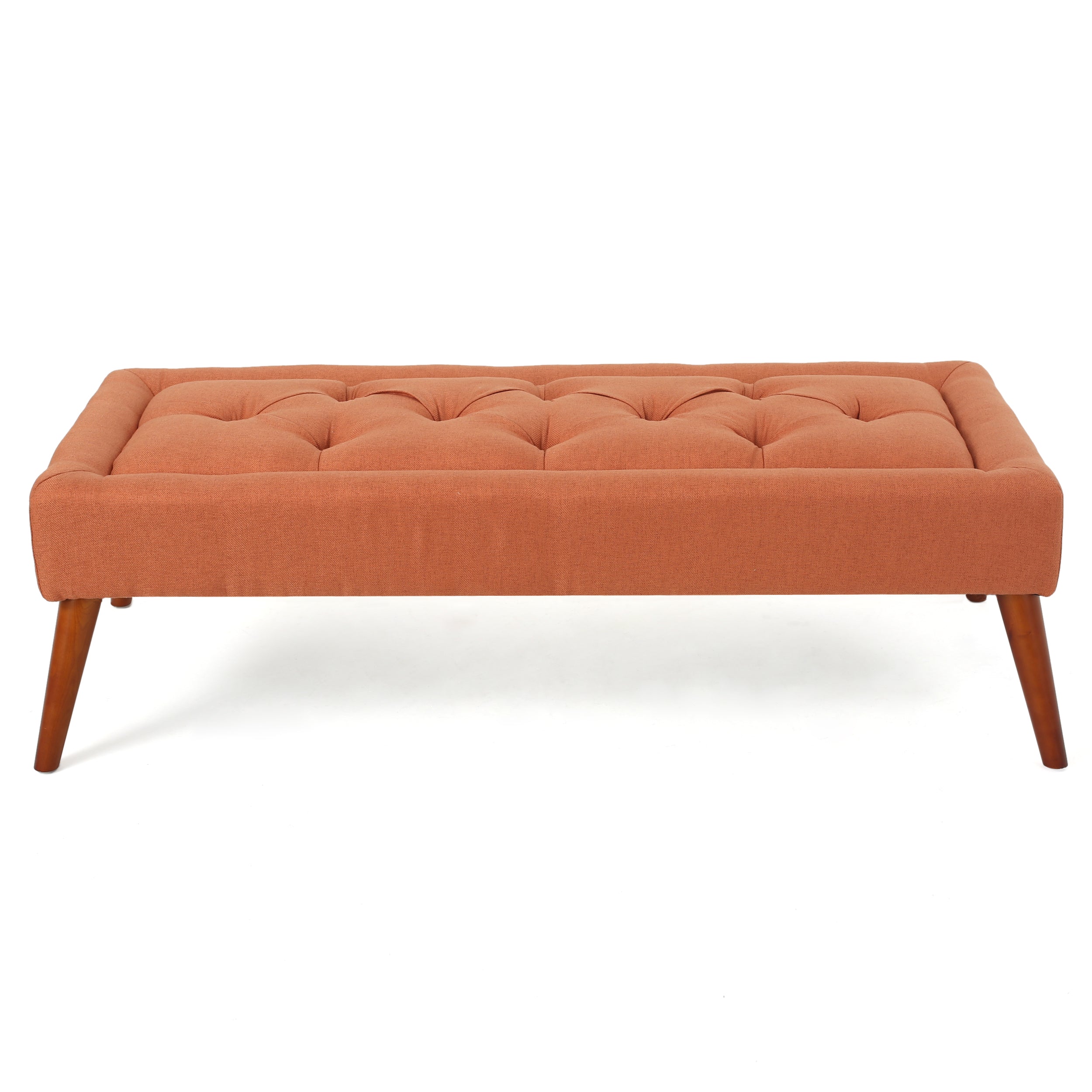 Pyram Mid Century Modern Ottoman Bench