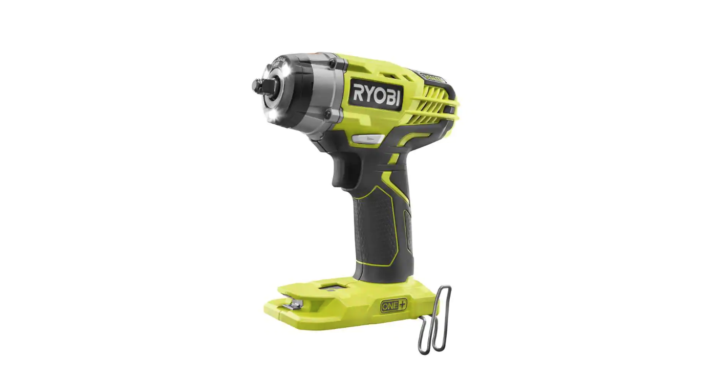 RYOBI P263K ONE+ 18V Cordless 3/8 in. Impact Wrench Kit with 1.5 Ah Battery and Charger