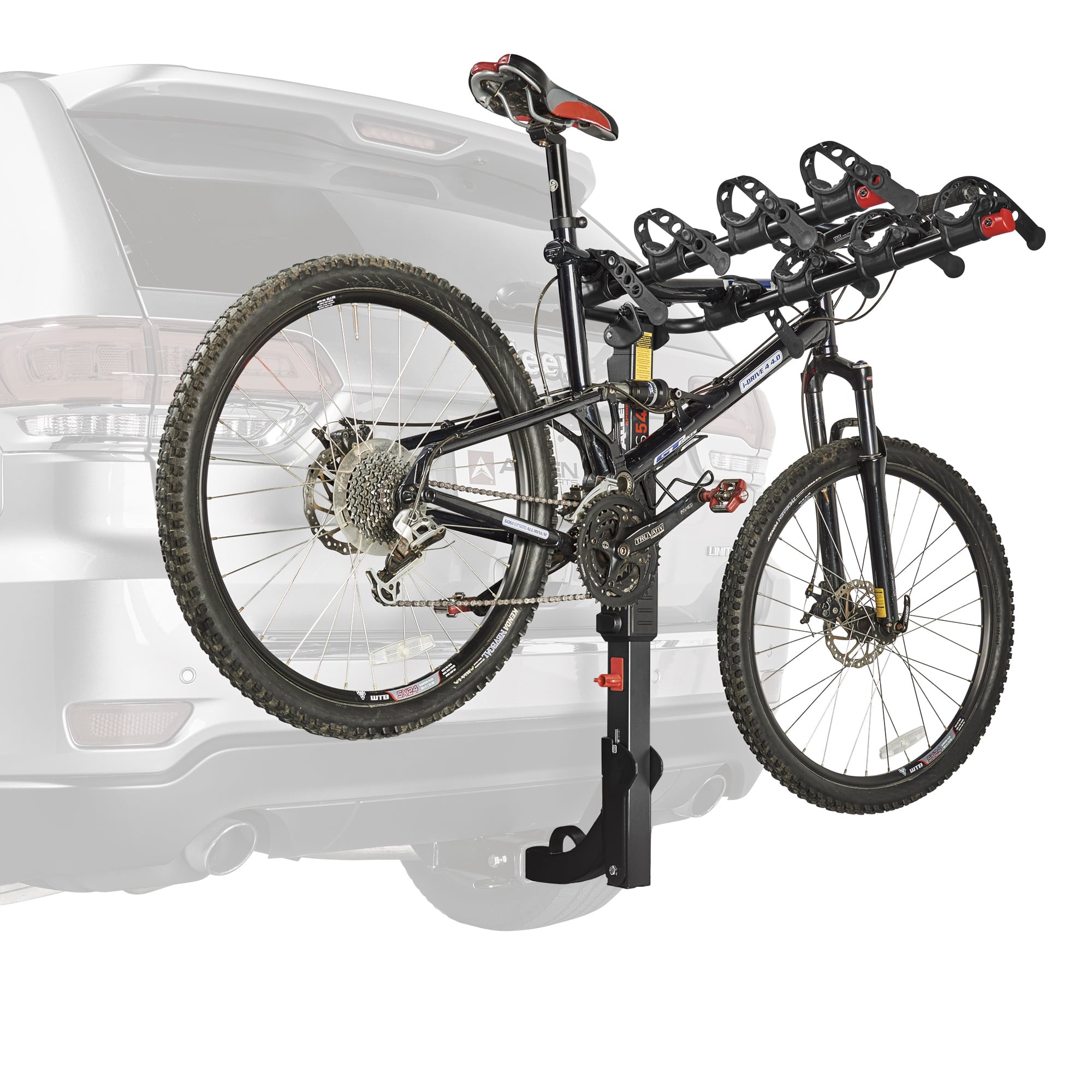 Allen Sports Premier 4-Bicycle Hitch Mounted Bike Rack Carrier， S-545