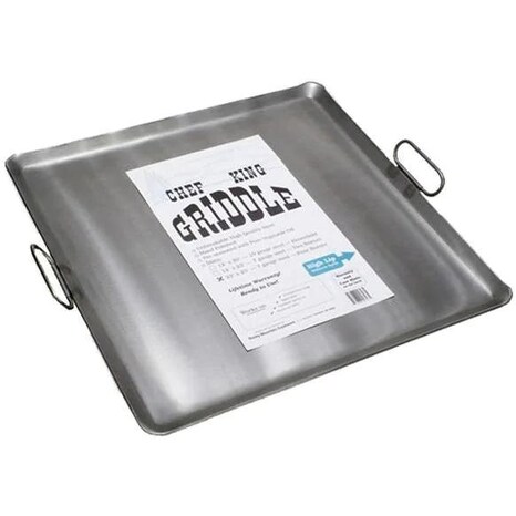 Rocky Mountain Chef King 23 X 23 Inch Steel Griddle