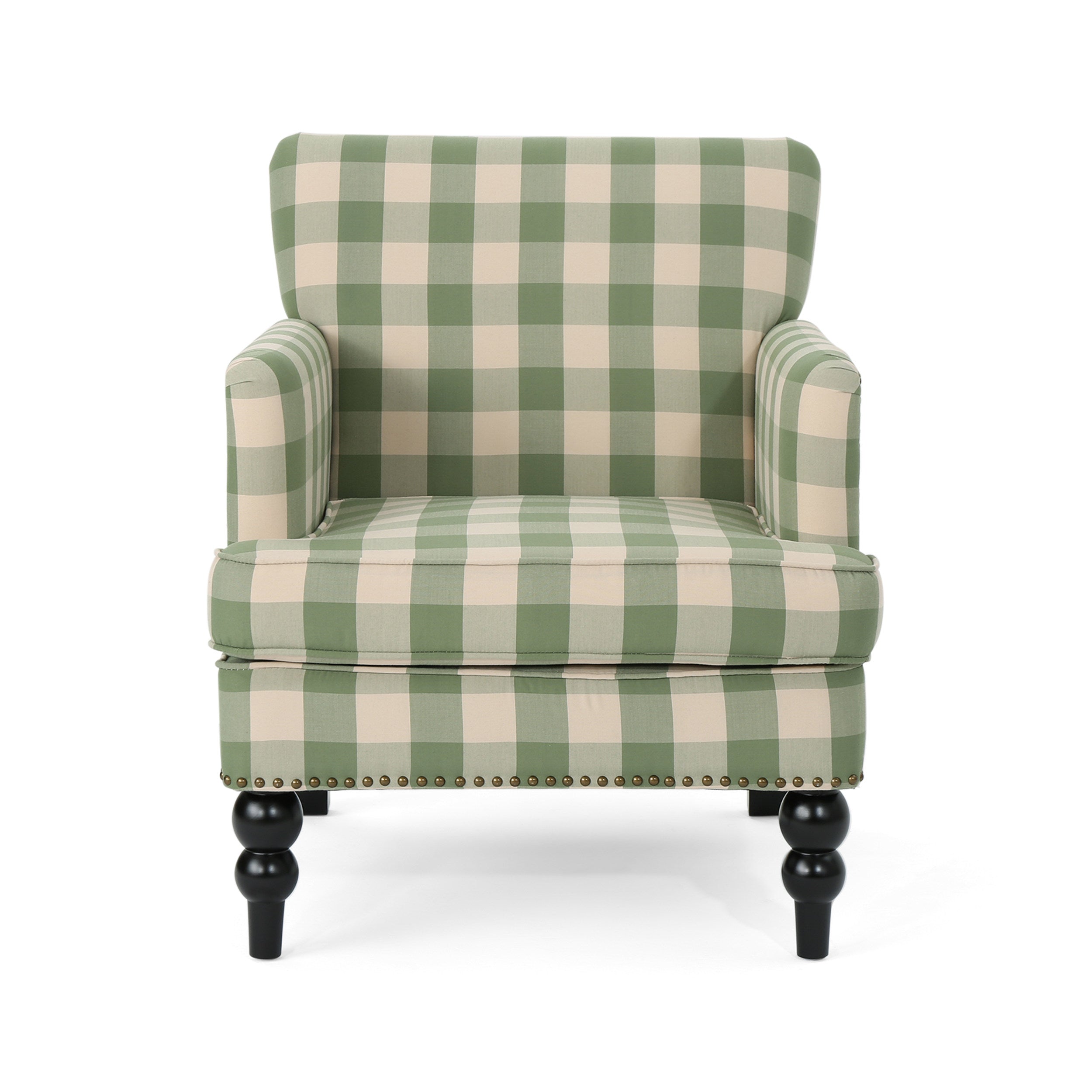 Eve Tufted Fabric Club Chair