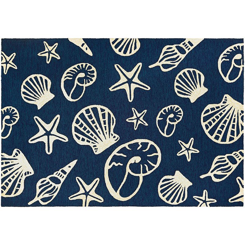 Couristan Outdoor Escape Cardita Shells Indoor Outdoor Rug