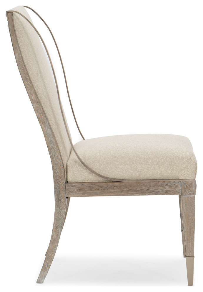 Open Arms Side Chair   Transitional   Dining Chairs   by Caracole  Houzz