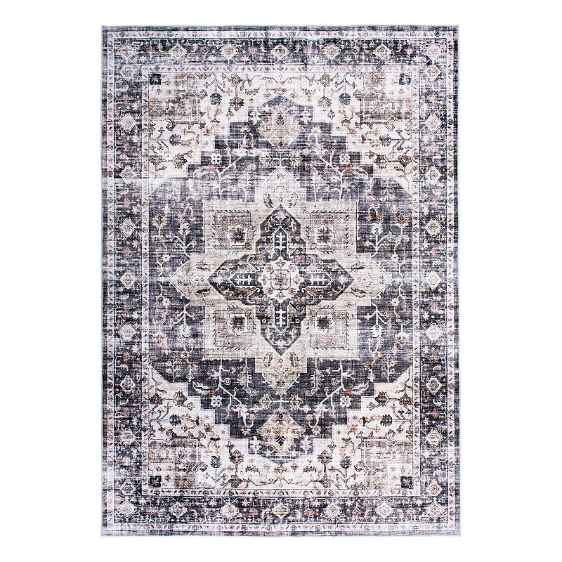 World Rug Gallery Austin Oriental Machine Washable Rug