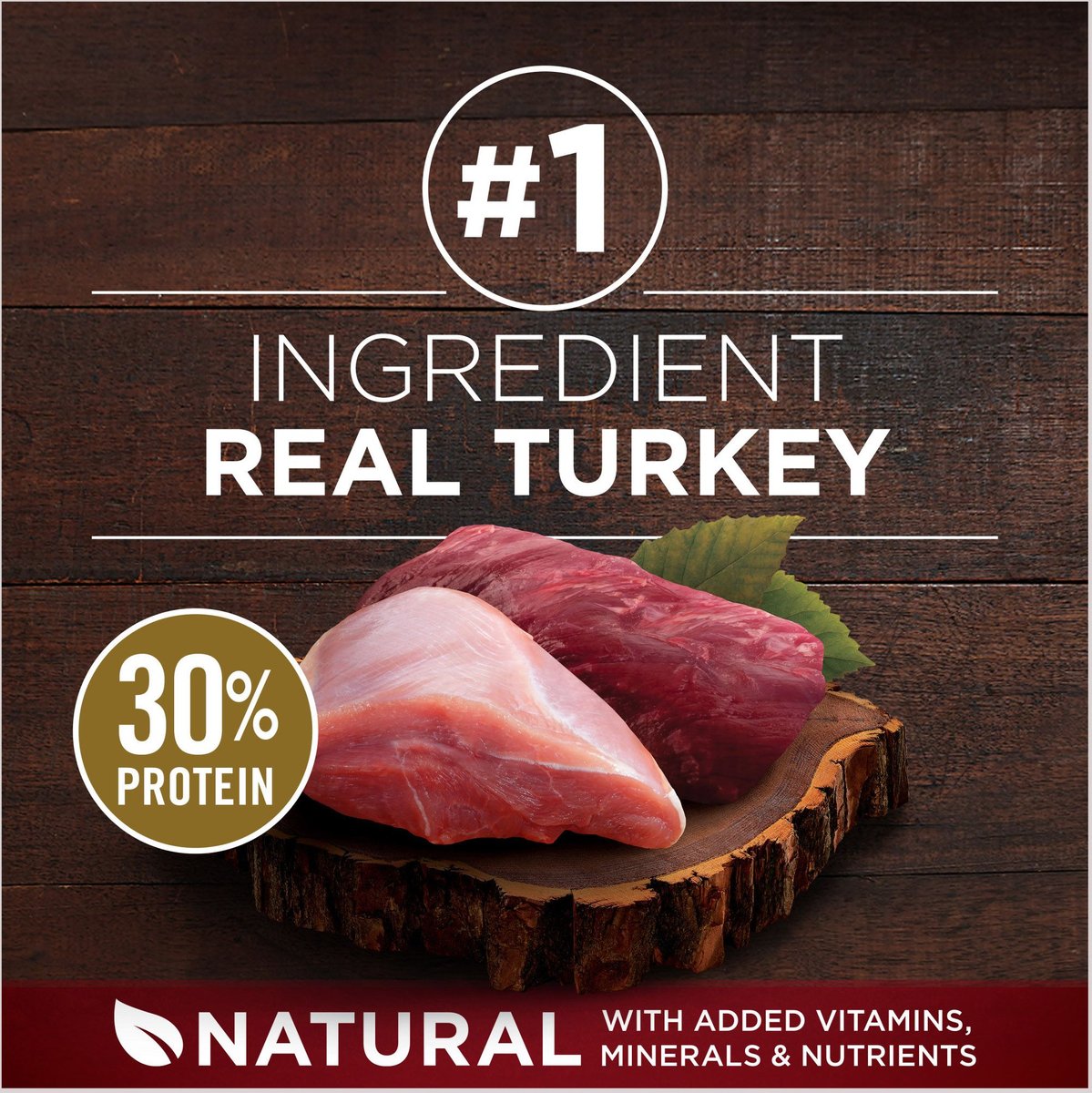 Purina ONE Natural True Instinct With Real Turkey and Venison High Protein Dry Dog Food