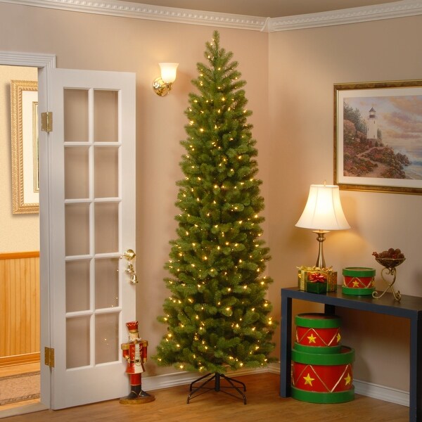 National Tree Company 7.5 ft. FeelReal' Downswept Douglas Slim Christmas Tree