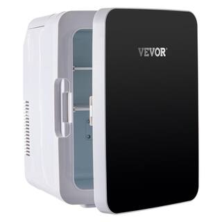 VEVOR 0.35 cu. ft. Mini Fridge in Black Lightweight Compact Refrigerator without Freezer Bedroom Office Car Dorm Skincare MNBXJCX10LBK00001V1