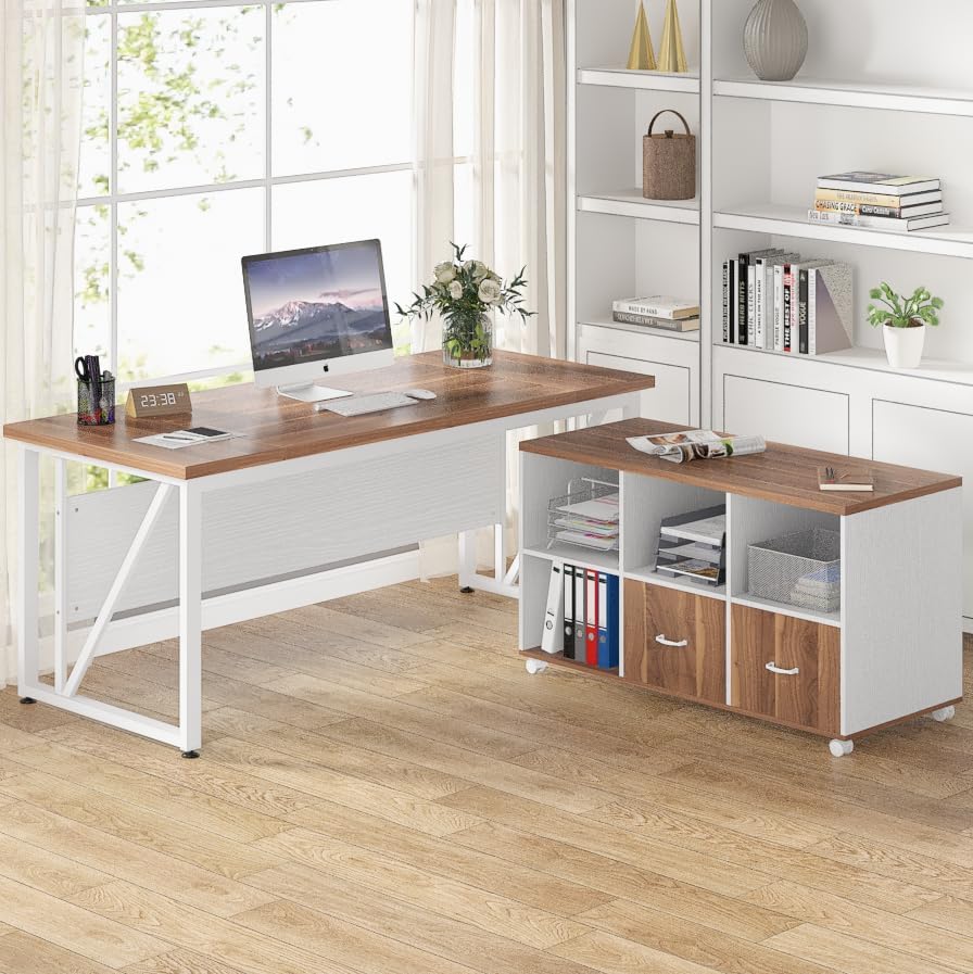 L-Shaped Computer Desk, 55